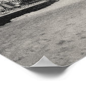 Poster Hiver New York - Nuit neigeuse - Bryant Park (Coin)