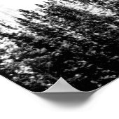 Poster Hiver noir et blanc (Coin)
