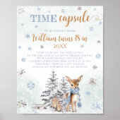 Poster Hiver ONE derland Time Capsule Cute Deer (Devant)