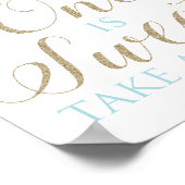 Poster Hiver Onederland fête d'anniversaire Signal (Coin)