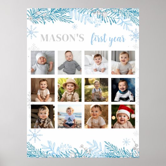 Poster Hiver Onederland Première année Photo Jalon Signal (Devant)