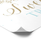 Poster Hiver Onederland Sweet Traitements Signale Blue Sn (Coin)