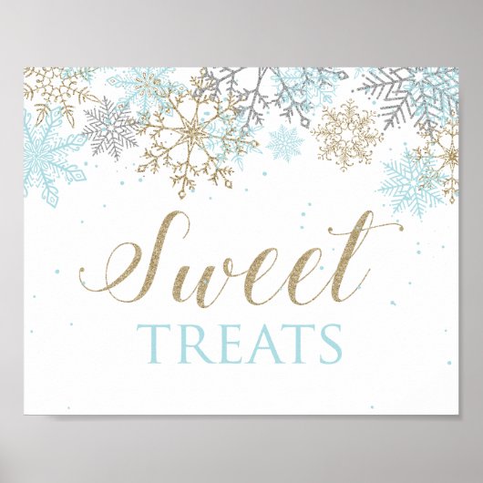 Poster Hiver Onederland Sweet Traitements Signale Blue Sn (Devant)