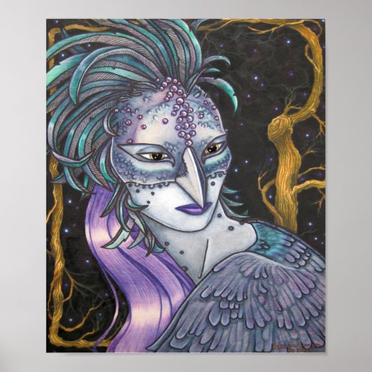 Poster Hiver par Patricia Corron (Devant)