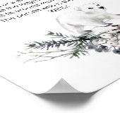 Poster Hiver, quelle taille est le jeu du ventre de maman (Coin)