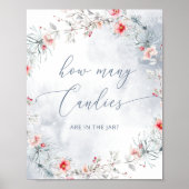 Poster Hiver sans sexe Devinez combien de bonbons (Devant)