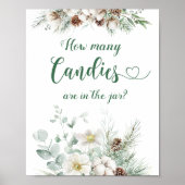 Poster Hiver sans sexe Devinez combien de bonbons (Devant)