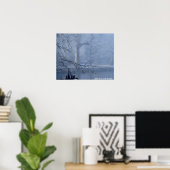 Poster Hiver sur le Delaware (Bureau à domicile)