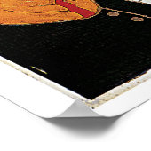 Poster Hiver vintage à Davos (Coin)