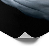 Poster Hivernal Chouette blanche (Coin)
