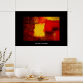 Poster Hizli Art Collection - Rouge Jaune Brown Abs moder (Cuisine)