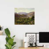 Poster Hjelle dans Valders, Fjord de tuile, 1835 (Bureau à domicile)