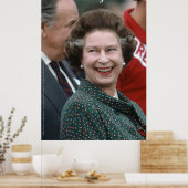Poster HM Queen Elizabeth II Windsor 1986 (Cuisine)