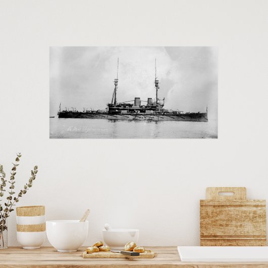 Poster HMS Agamemnon (Cuisine)