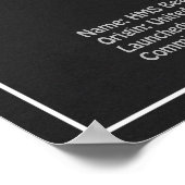 Poster HMS Beagle - Grand navire - Modèle de livraison PB (Coin)