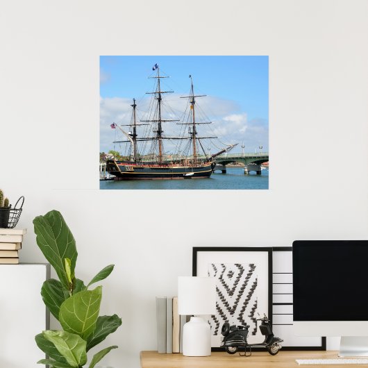 POSTER HMS BOUNTY (Bureau à domicile)