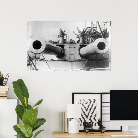 Poster HMS Dreadnough (Bureau à domicile)