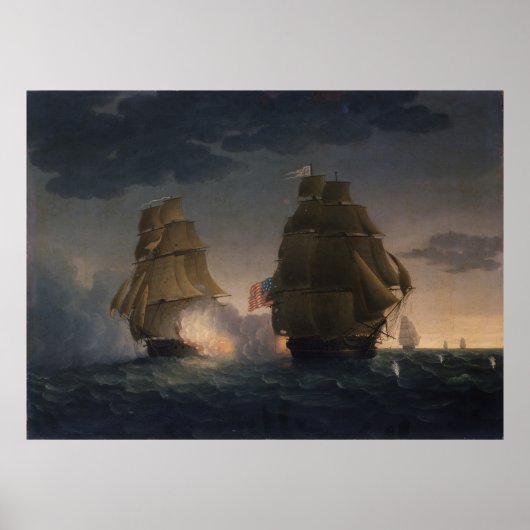 Poster HMS Endymion contre le président américain (Devant)