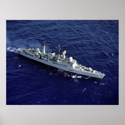 Poster HMS Glasgow (D-88) (Devant)