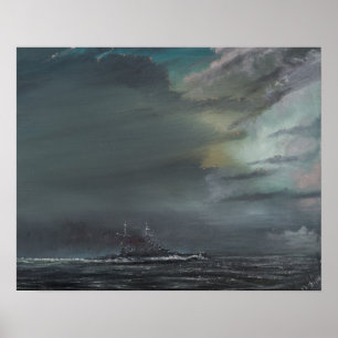 Poster HMS Hood 1941 2014