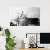 Poster HMS Ramillies (Bureau à domicile)