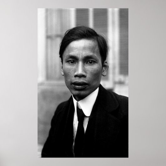 Poster Ho Chi Minh Nguyen Ai Quoc Portrait 1921 (Devant)