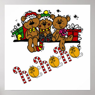 Poster Ho Ho Ho Nounours