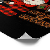 Poster Ho Ho Ho Pajama De Noël Pour Enfants Hommes Femmes (Coin)