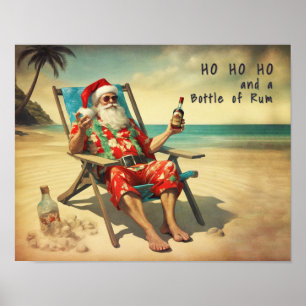 Poster Ho Ho Ho & Rum -