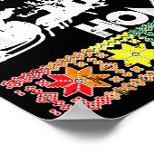 Poster Ho Ho Homo Gay Ugly Xmas Sweater Funny Lgbt Christ (Coin)