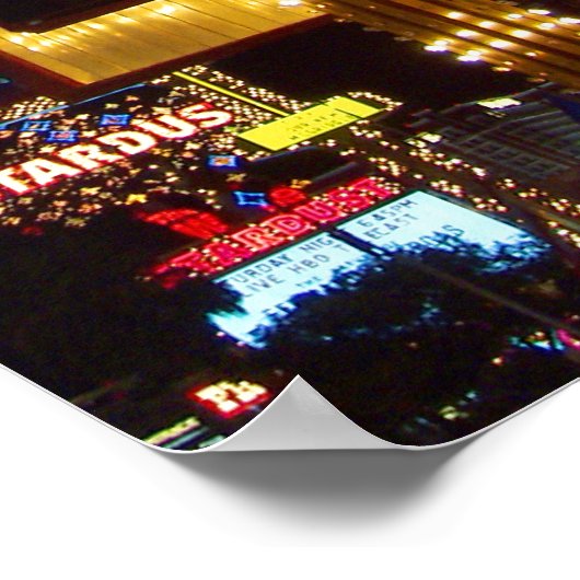 Poster Ho Ho Las Vegas Marquee Imprimer (Coin)