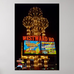 Poster Ho Ho Las Vegas Marquee Imprimer