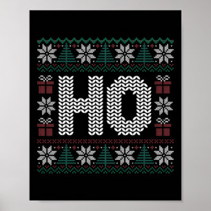 Poster Ho Où est mon Ho à Noël Xmas Couples Correspondanc