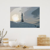 Poster Hoad Monument, Ulverston, John Barrow, phare (Cuisine)
