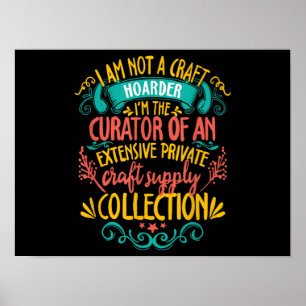 Poster Hoarder D'Artisanat De Matériaux Crochet