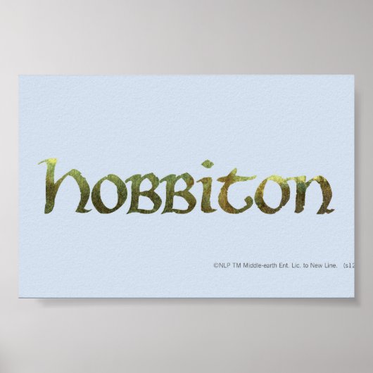 Poster HOBBITON™ Texté (Devant)