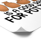 Poster Hobby de poterie | Ceramist Potter Argile Cadeaux (Coin)