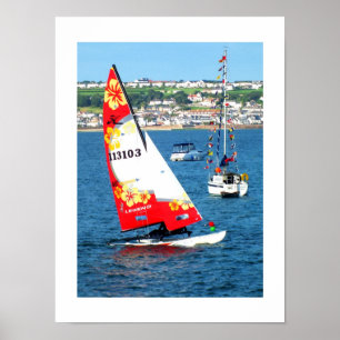 Poster Hobie cat, Jersey