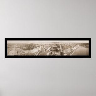 Poster Hoboken Weehawken NJ Photo 1909