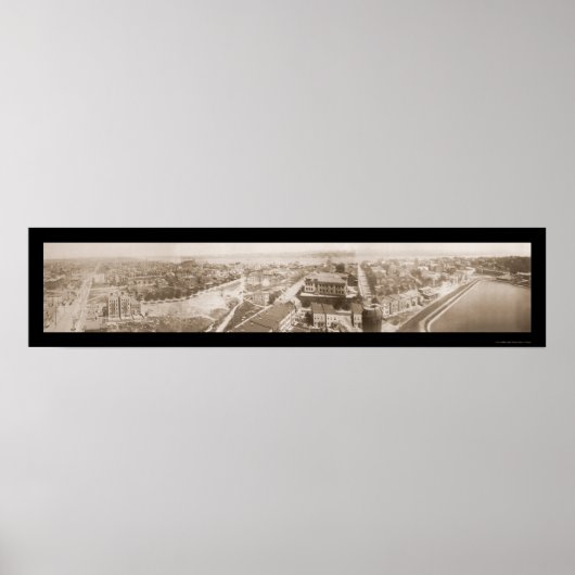 Poster Hoboken Weehawken NJ Photo 1909 (Devant)