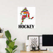 Poster Hockey (Bureau à domicile)