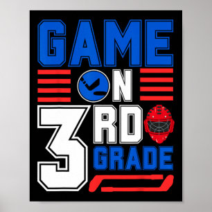 Poster Hockey 3e année jour de match Ck retour à l'école