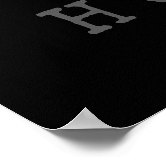 Poster Hockey ailé (Coin)