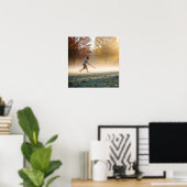 Poster Hockey de campagne d'automne (Bureau à domicile)