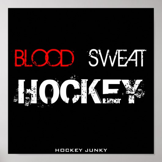 POSTER HOCKEY DE LA PAIX DU SANG (Devant)