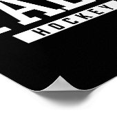 Poster Hockey de l'école secondaire Yale (Coin)