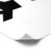 Poster Hockey de silhouette (Coin)