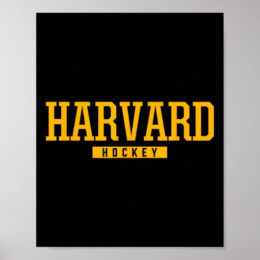 Poster Hockey du lycée Harvard (Devant)