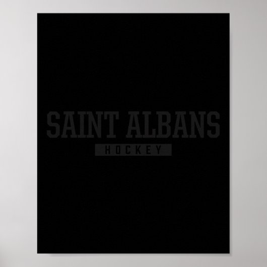 Poster Hockey du lycée Saint Alns  (Devant)