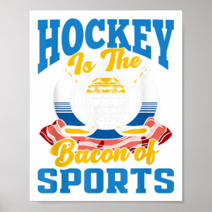 Poster Hockey est l'arnaque du sport Drôle de hockey sur